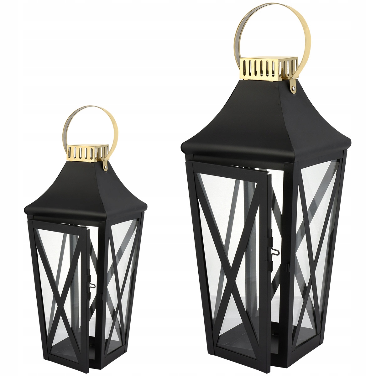 Zestaw dwóch czarnych lampionów F35